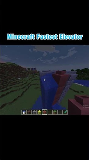 Minecraft FASTEST Elevator Ever! 🚀