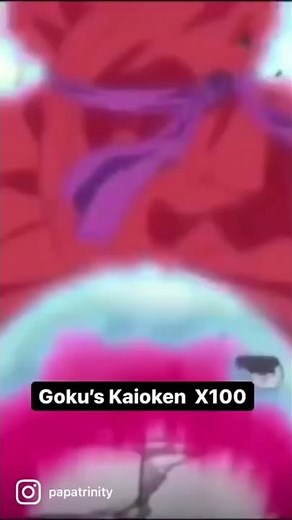 Super Saiyan Goku Kaioken X100