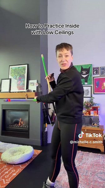 Master Staff Spinning Techniques for Low Ceilings