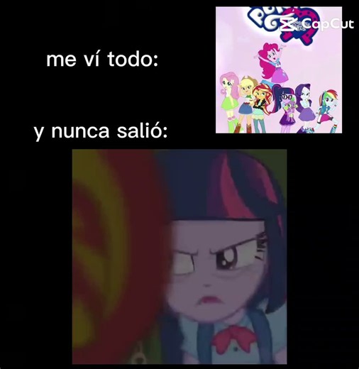 gente me ví todo Equestria girls pero nunca salió está escena