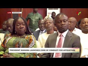 Prez Mahama Speaks at Launch of Ghana's Code of Conduct by President – Full Highlights