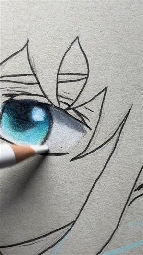 💙 Drawing Muichiro Part 1 Demon Slayer Art #demonslayer #anime #muichiro #shorts