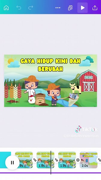 Kartun Animasi Kemerdekaan Malaysia - Theme Lagu Keranamu Malaysia 🇲🇾