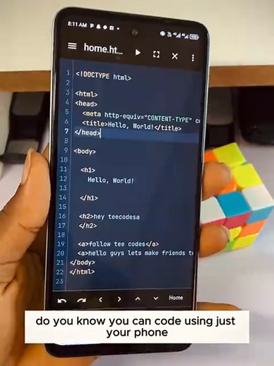 Coding App for Mobile: Develop Websites on Your Phone