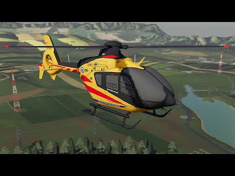Polish Air Ambulance Helicopter - Farming Simulator 2019 [FS19 LS19 Vehicle Mod] #farmingsimulator