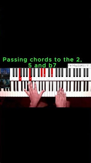 Use diminished chords like THIS for smooth transitions #musictheory #chords #piano