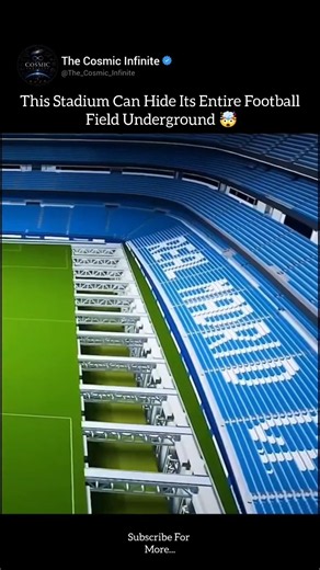 This Stadium Transforms Into A Different Arena In Hours! #shorts #football #technology