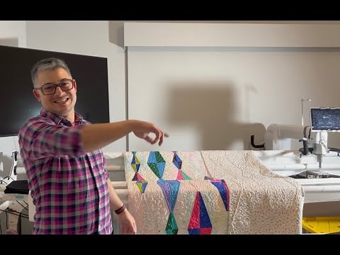 December Diamond - Stitching in the Diamonds