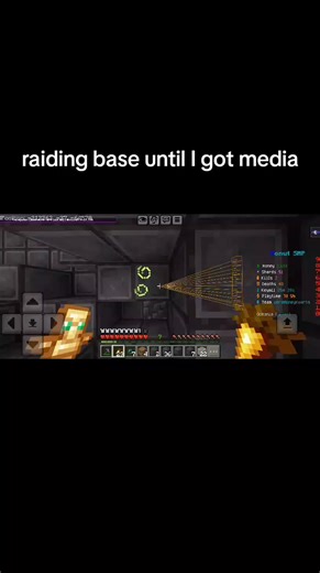 Raiding Bases in Minecraft Donut SMP for Media Rank