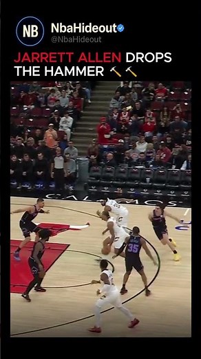 JARRETT ALLEN BROUGHT THE THUNDER 😤 DROPS THE HAMMER