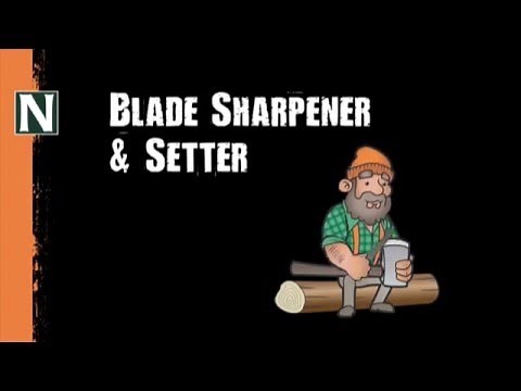 Sharpen and Set Your Own Band Sawmill Blades - Norwood BladeMate Pro Blade Sharpener & Tooth Setter