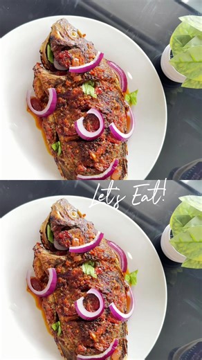 Tillapia fish oven grilled Need food in winnipeg call me or dm #tilapiafish #cooking