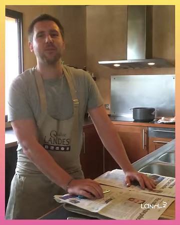 Reine du printemps, l'asperge est au coeur de la recette revisitée de la salade landaise 🌺🥧 Un plat imaginé et cuisiné par Nicolas Fort, chef du restaurant L'Art des Mets à Saint-Sever . | Les Landes