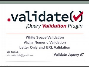 JQUERY VALIDATION OF WHITE SPACE, ALPHA NUMERIC, LETTER ONLY AND URL
