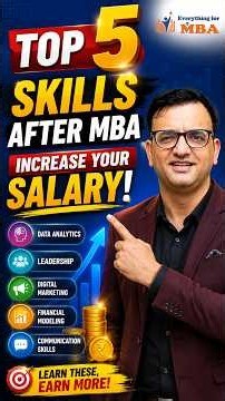 5 Skills After MBA That Can Increase Your Salary & Career Growth
