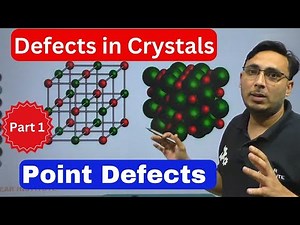 Point Defects in Crystal || Vacancy Defects || Interstitial defect