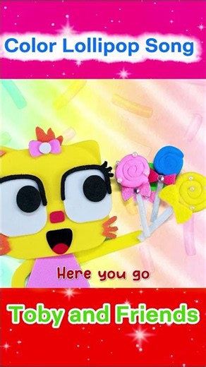 Color Lollipop Song | Animal Songs For Kids #kidssongs #nurseryrhymes