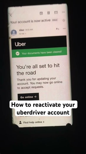 How to reactivate your uberdriver account #uberdriver #uber #überleben #uberdriverearning #gig