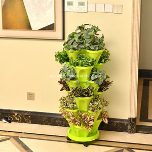 [Hot Item] 3D Planting Vertical Stackable Tower Pot for Vegetable Flower Strawberry