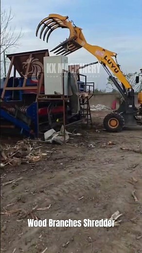 Wood Branches Shredder for Industrial High Capacity Wood Timber Shredder Machine#shredder