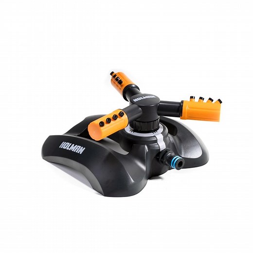 Holman 3 Arm Sprinkler With Heavy Duty Weighted Base