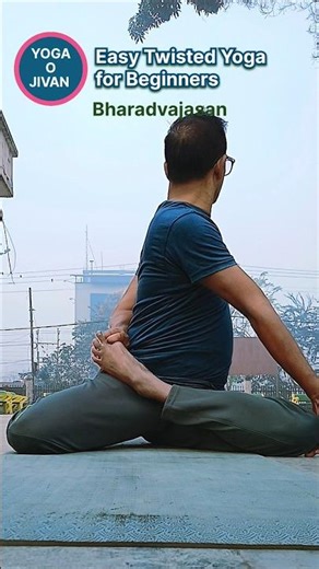 Bharadvajasana || Yoga O Jivan 🧘‍♂️ #shorts #yoga
