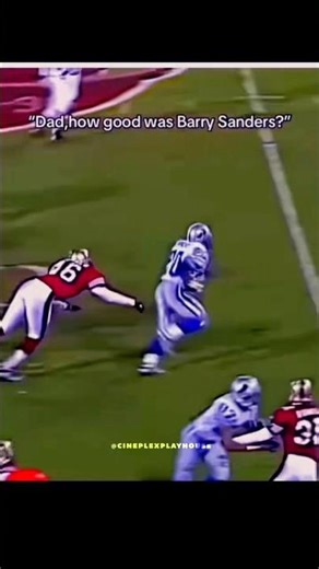 This Is Why Barry Sanders Is a Legend 🏈 🔥 #nfl #barrysanders #shorts #foryou #comedy #running #fyp