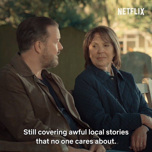 957K views · 9.4K reactions | After Life season 2 is now streaming. That is all. | Netflix | Facebook