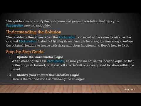 How to Move a PictureBox Created at Runtime in VB.NET