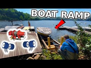 Building an Electric Boat Ramp Lift for Heavy boat