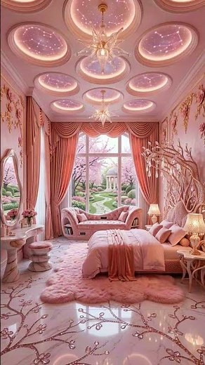 ​🌸 Pink Room Goals: Every Girl's Dream! ✨