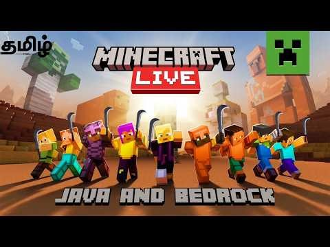 minecraft speed run live tamil java crossplay bedrock