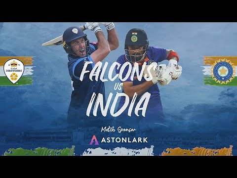 ⚪️LIVE | Derbyshire Falcons vs India
