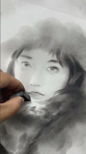 How to Draw Face easy for Beginners Step by Step with charcoal