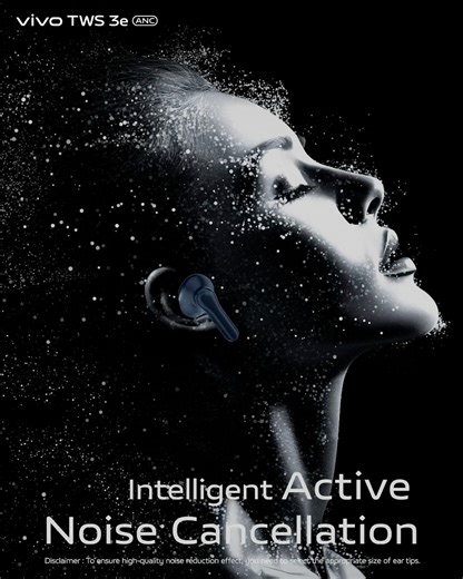 Tune out the noise and tune into your music with vivo TWS 3e’s Intelligent Active Noise Cancellation. Immerse yourself in pure, uninterrupted sound. Get yours today! Click the link below to know more. https://bit.ly/4cfMQHs #vivoTWS3e #10Yearsofvivo | vivo