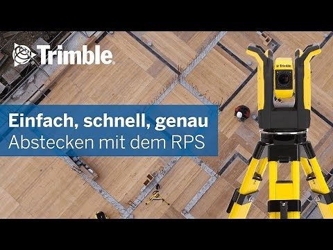 Einmessen im Hochbau ► Messgerät für einfaches, schnelles & genaues Abstecken | Trimble
