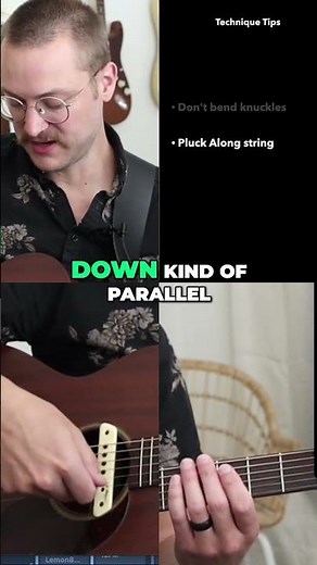 Guitar Plucking: Master the Technique in Seconds! #shorts