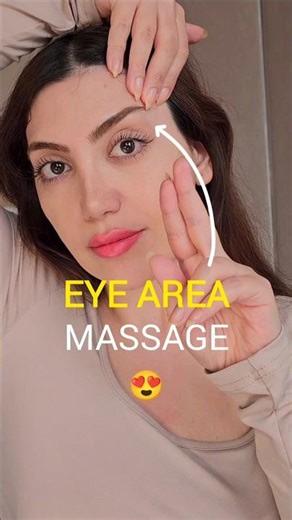 Eye Massage for Puffy Eyes & Dark Circles | Lift & Brighten Naturally 😍✨️
