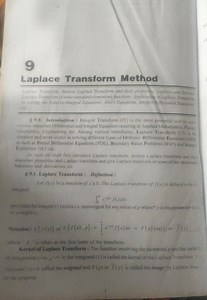 Laplace Transform MethodLaplace Transform, Inverse Laplace Tr... | Filo