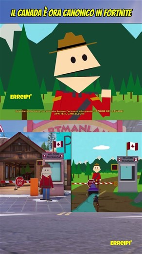SOUTH PARK HA RESO IL CANADA CANON IN FORTNITE 🇨🇦💀 #shorts #fortnite