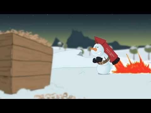 The Santa Run, Animated Short 2D Cartoon for Christmas