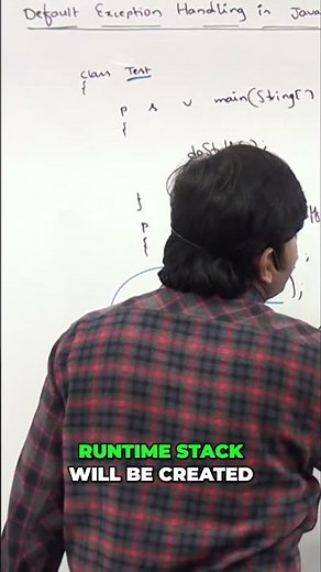 Understanding the Runtime Stack in Java #shorts