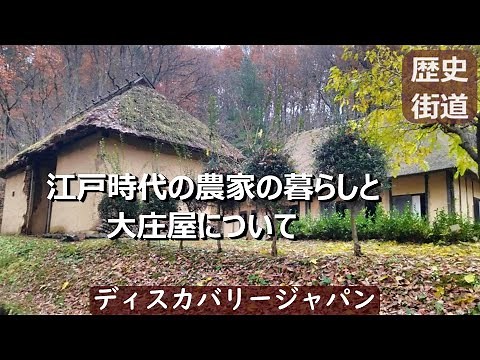 【歴史解説】江戸時代の農家の暮らしと封建制度 大庄屋の存在