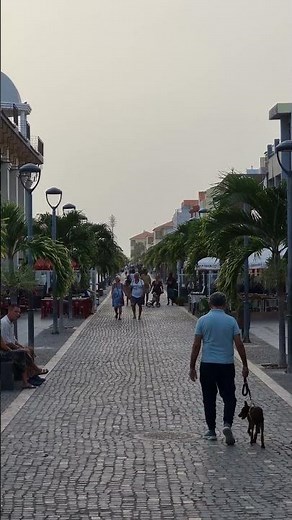 🌅 Main Street Santa Maria, Cape Verde at Dusk | Street Life, Bars & Night Vibes