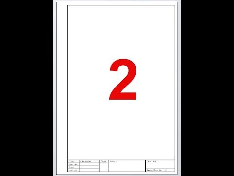 SolidWorks Technical Drawing-18-Frame and Title Block Creation-2