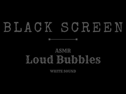 1 Hour WATER BUBBLES SOUND | Black Screen | Sleep, Relax or Study | White Noise | ASMR Sounds