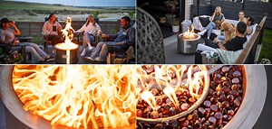 Introducing the World’s First and Only Quad-Fuel Smokeless Fire Pit with Gas Conversion for Safe Fire on Wood Decks and during Fire Bans