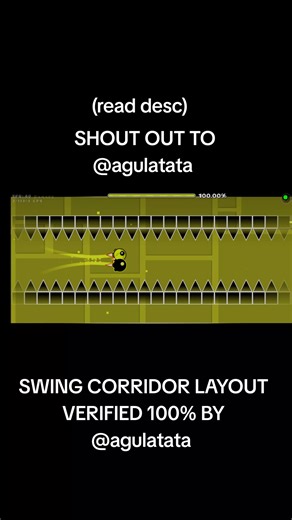 @agulatata this is not his run, this is my showcase run. i know i used noclip because im ahh at swing #gaming #gd #geometrydash #robtop #roberttopala