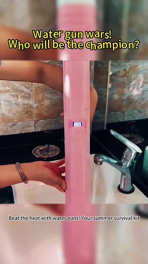 "I don't always win water gun fights, but when I do, I make sure to do...