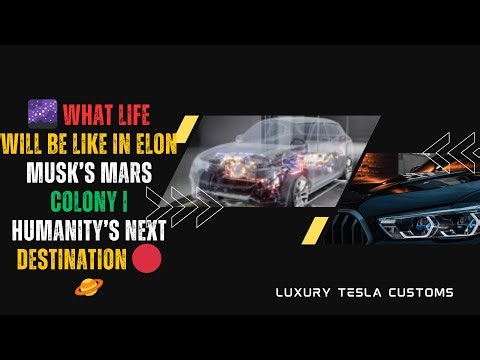 🌌 What Life Will Be Like in Elon Musk’s Mars Colony | Humanity’s Next Destination 🔴🪐